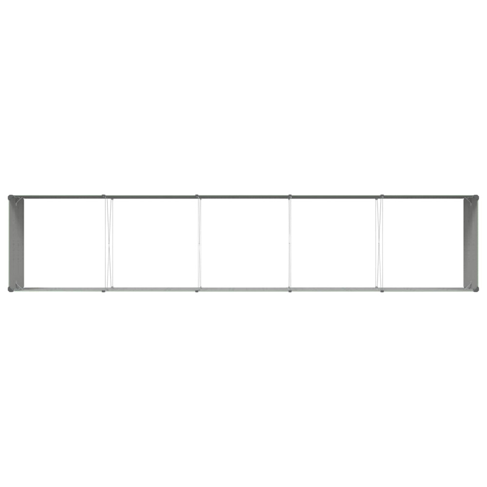 Produktbild för Planteringskärl Pastellgrön 480 x 100 x 45 cm Galvaniserat Stål
