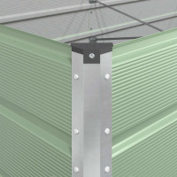 Produktbild för Planteringskärl Pastellgrön 480 x 100 x 45 cm Galvaniserat Stål
