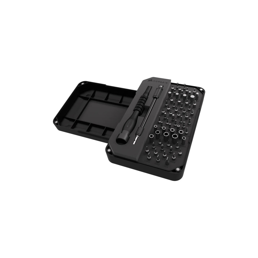 Produktbild för CORSAIR PC DIY Precision Toolkit - skruvmejsel med bituppsättning - 67 delar