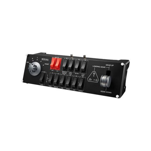 Logitech Logitech Flight Switch Panel - instrumentpanel till flygsimulator - kabelansluten
