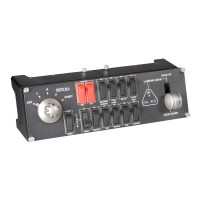 Produktbild för Logitech Flight Switch Panel - instrumentpanel till flygsimulator - kabelansluten