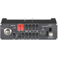 Produktbild för Logitech Flight Switch Panel - instrumentpanel till flygsimulator - kabelansluten