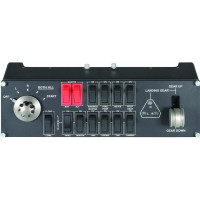 Produktbild för Logitech Flight Switch Panel - instrumentpanel till flygsimulator - kabelansluten