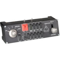 Produktbild för Logitech Flight Switch Panel - instrumentpanel till flygsimulator - kabelansluten