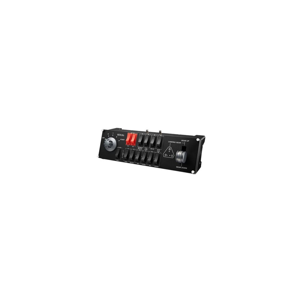 Produktbild för Logitech Flight Switch Panel - instrumentpanel till flygsimulator - kabelansluten