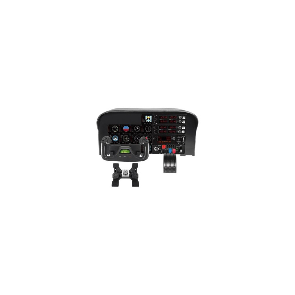 Produktbild för Logitech Flight Switch Panel - instrumentpanel till flygsimulator - kabelansluten