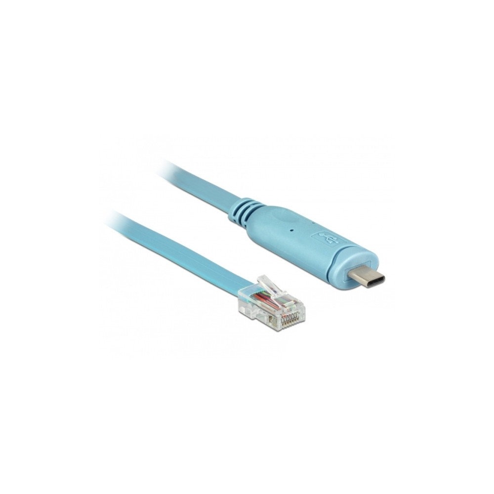 Produktbild för Delock seriell kabel - 3 m - blå