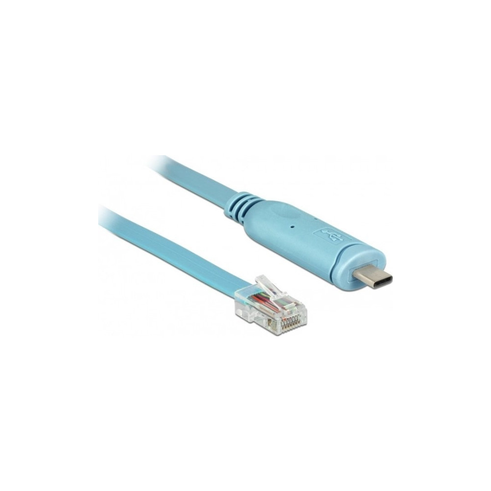Produktbild för Delock seriell kabel - 3 m - blå