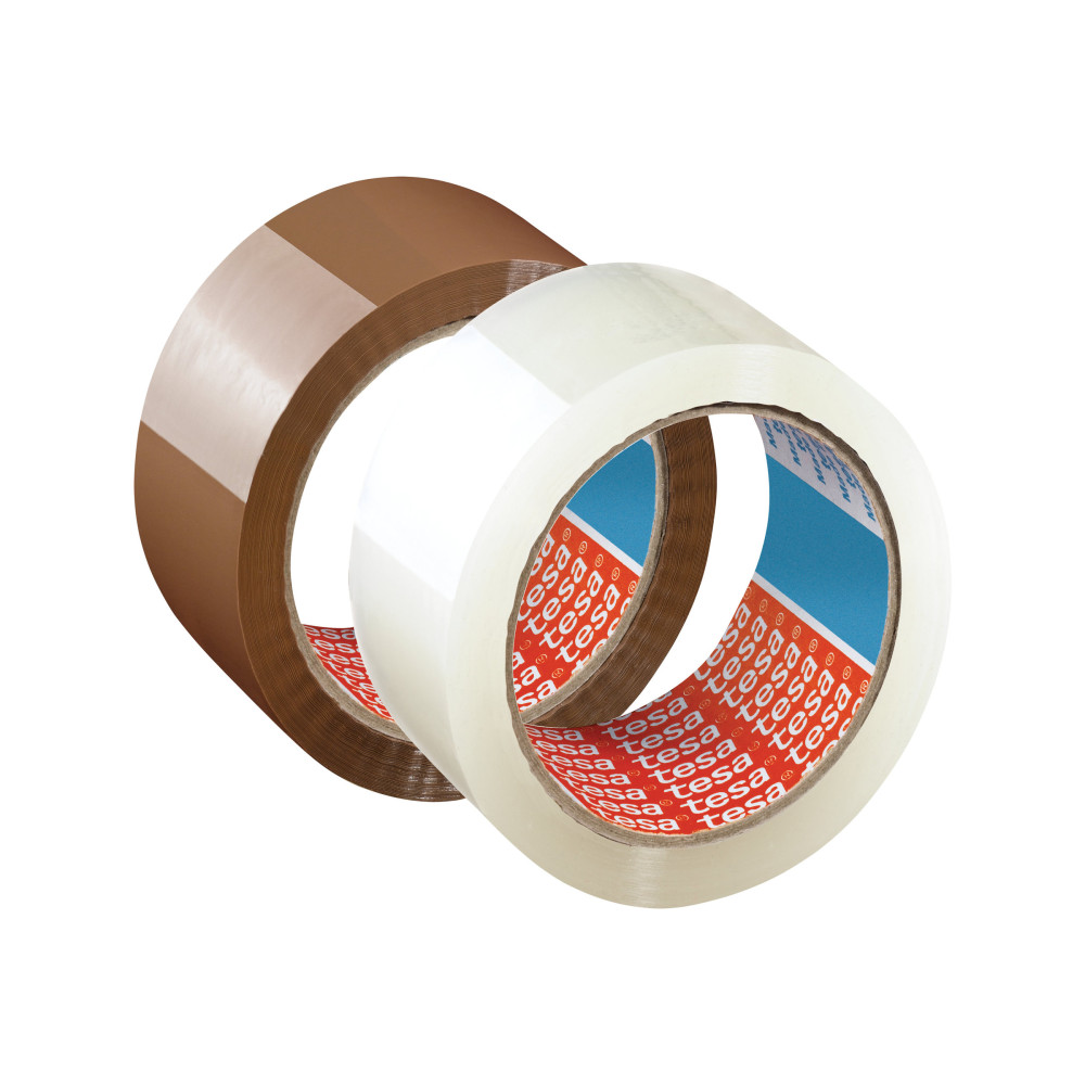 Produktbild för Tesa 64014 förpackningstejp - 50 mm x 66 m - klar
