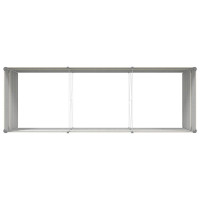 Produktbild för Planteringskärl Elfenben 290 x 100 x 75 cm Galvaniserat Stål
