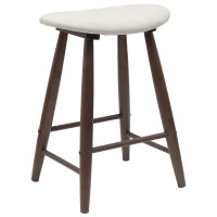 Produktbild för Matstolar 2 pcs Ljusbrun 46 x 37 x 63 cm Massiv Gummiträ