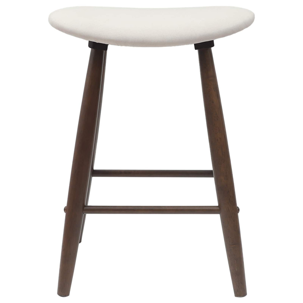 Produktbild för Matstolar 2 pcs Ljusbrun 46 x 37 x 63 cm Massiv Gummiträ