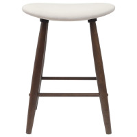 Produktbild för Matstolar 2 pcs Ljusbrun 46 x 37 x 63 cm Massiv Gummiträ