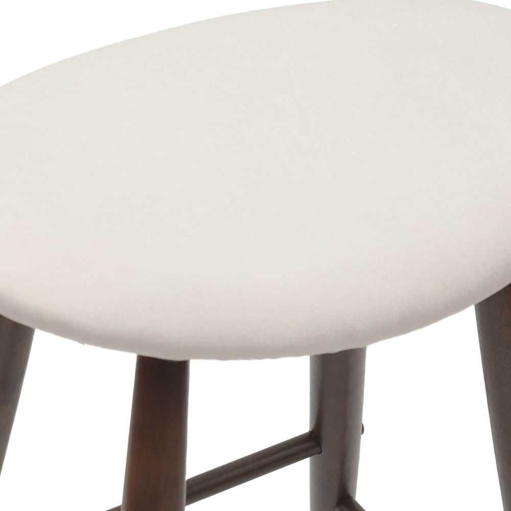 Produktbild för Matstolar 2 pcs Ljusbrun 46 x 37 x 63 cm Massiv Gummiträ
