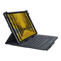 Produktbild för Logitech Universal Folio for 9-10 inch Tablets - tangentbord och foliefodral - Nordisk Inmatningsenhet