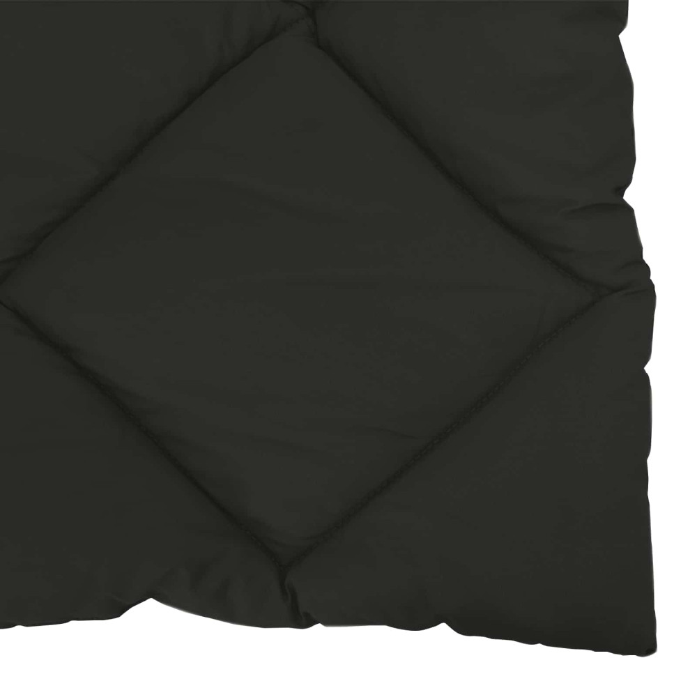 Produktbild för Full Års-Duvet Svart 200 x 220 cm Mikrofiber