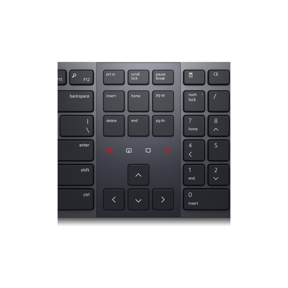 Produktbild för Dell Pro Premium Collaboration KB900 - tangentbord - samarbete - QWERTY - USA, internationellt - grafit Inmatningsenhet