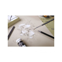 Produktbild för Paint-On Blok A5 250gram 30 ark brunt/naturel papir, multi t...