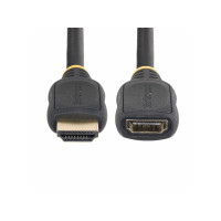 Produktbild för StarTech.com 3.3ft HDMI 2.0 Extension Cable, 4K 60Hz, M/F - HDMI-förlängningskabel - 1 m