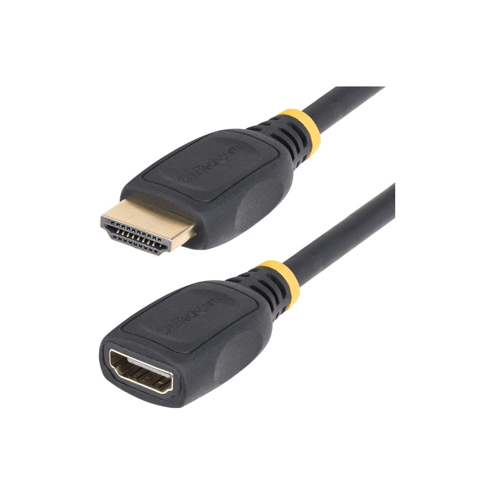 Produktbild för StarTech.com 3.3ft HDMI 2.0 Extension Cable, 4K 60Hz, M/F - HDMI-förlängningskabel - 1 m