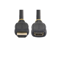 Produktbild för StarTech.com 3.3ft HDMI 2.0 Extension Cable, 4K 60Hz, M/F - HDMI-förlängningskabel - 1 m