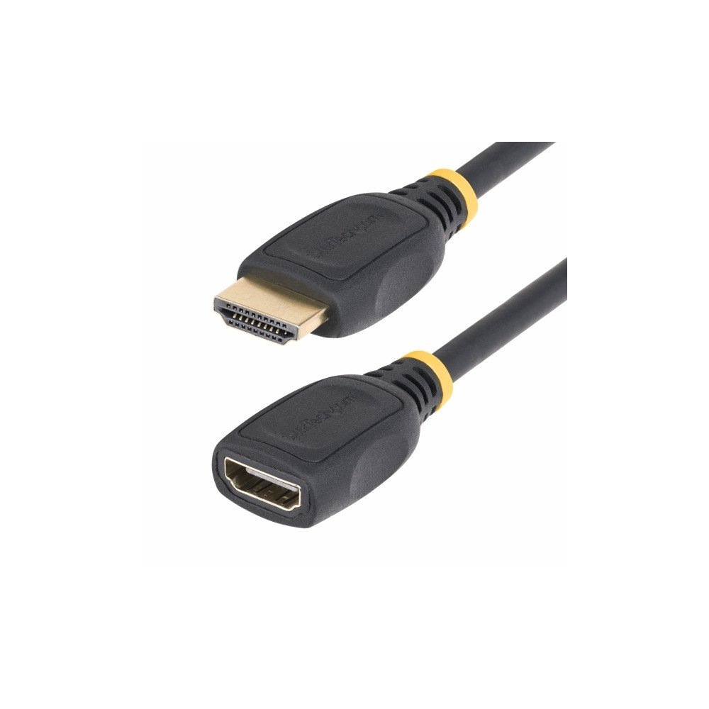 Produktbild för StarTech.com 3.3ft HDMI 2.0 Extension Cable, 4K 60Hz, M/F - HDMI-förlängningskabel - 1 m