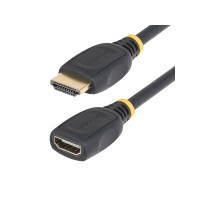 Produktbild för StarTech.com 3.3ft HDMI 2.0 Extension Cable, 4K 60Hz, M/F - HDMI-förlängningskabel - 1 m