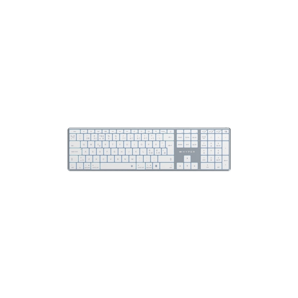 Produktbild för Targus HyperSpace - tangentbord full size - QWERTY - Nordisk - rymdgrå Inmatningsenhet