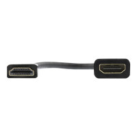 Produktbild för DELTACO HDMI-1088 - HDMI-förlängningskabel med Ethernet - 10 cm