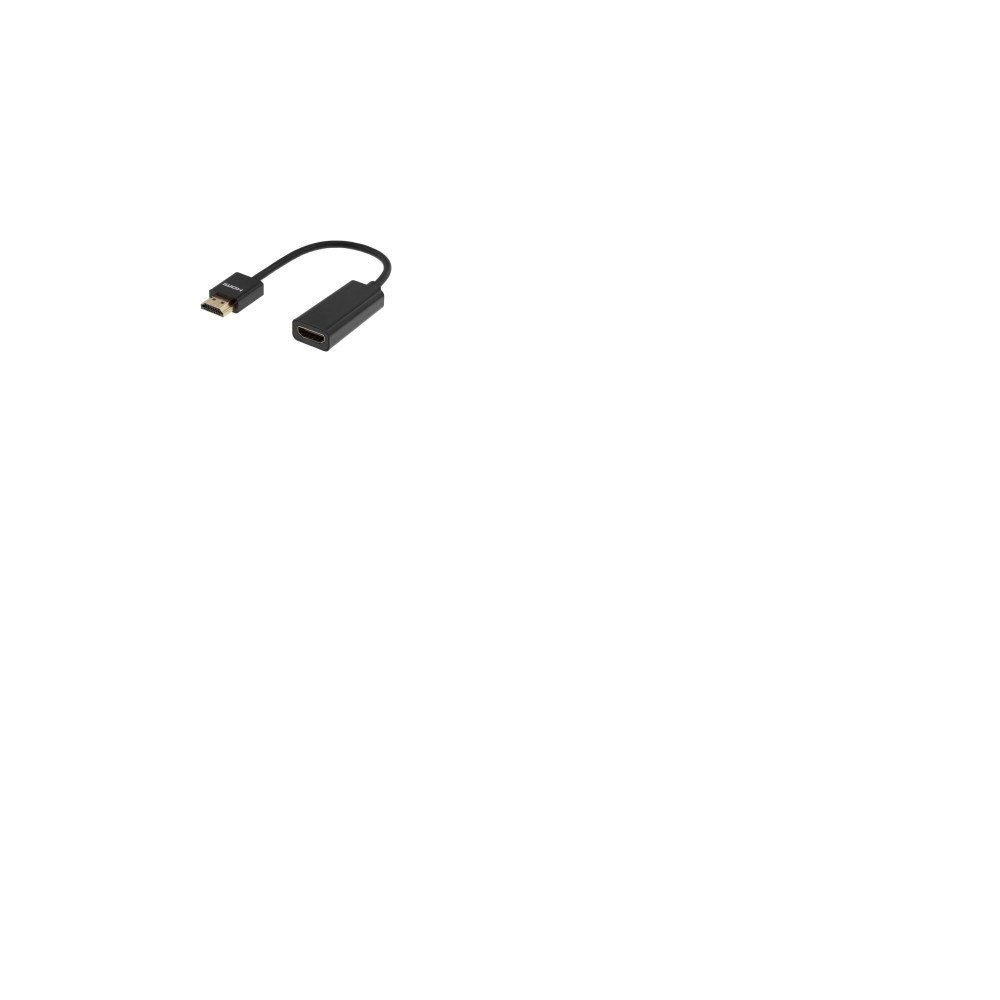Produktbild för DELTACO HDMI-1088 - HDMI-förlängningskabel med Ethernet - 10 cm