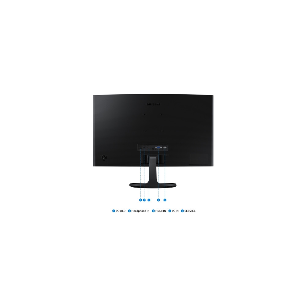 Produktbild för Samsung S24D362GAU - S36GD Series - LED-skärm - böjd - Full HD (1080p) - 24"