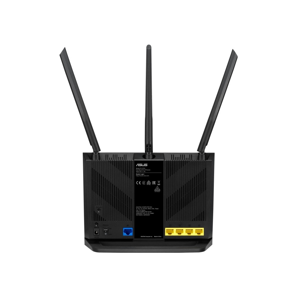 Produktbild för ASUS 4G-AX56 - trådlös router - WWAN - Wi-Fi 6 - skrivbordsmodell