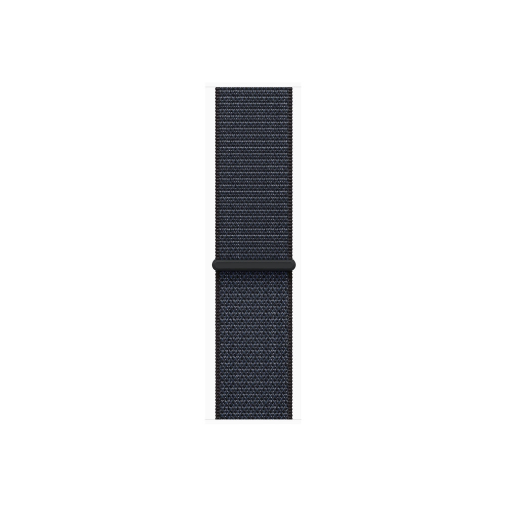Produktbild för Apple Watch Series 10 (GPS) - jet black aluminium - smart klocka med sportögla - bläck - 64 GB