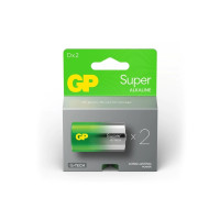 Produktbild för GP Super batteri - 2 x D - alkaliskt