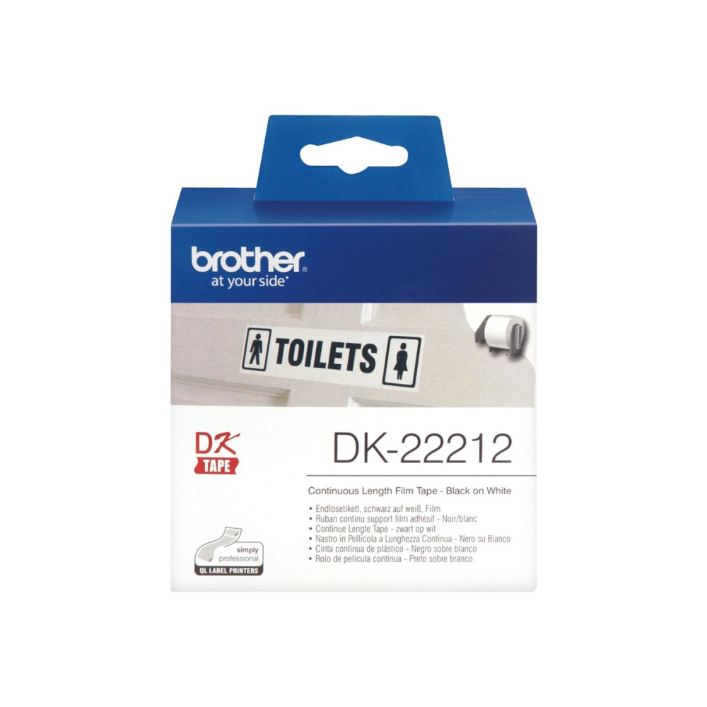 Produktbild för Brother DK-22212 - tejp - Rulle (6,2 cm x 15,2 m)