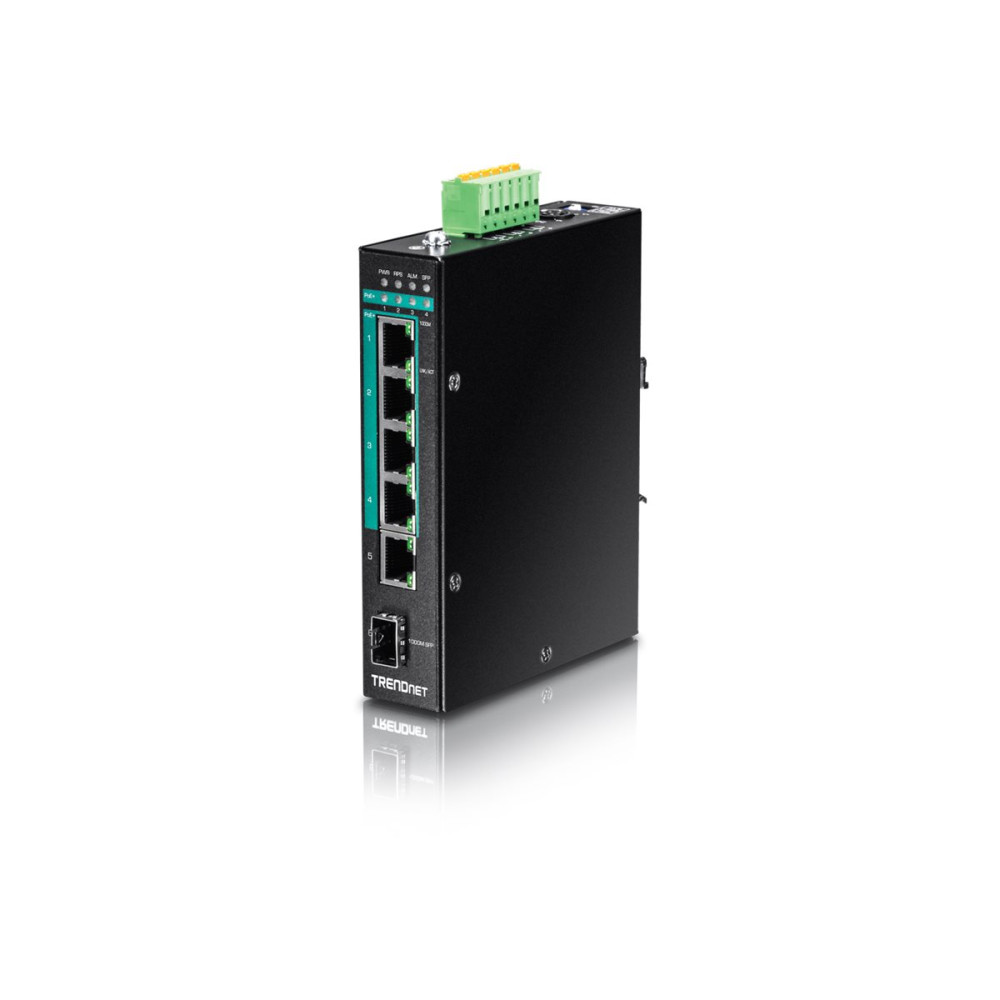 Produktbild för TRENDnet TI-PG541I - switch - 6 portar - Administrerad - TAA-kompatibel