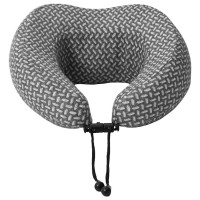 Produktbild för Resekudde för nacken Enfärgad Grå 30 x 28 x 14 cm Polyester