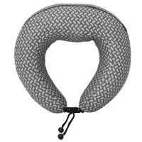 Produktbild för Resekudde för nacken Enfärgad Grå 30 x 28 x 14 cm Polyester
