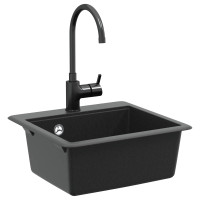 Produktbild för Diskho Svart 470 x 440 mm Granit