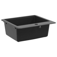 Produktbild för Diskho Svart 470 x 440 mm Granit