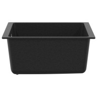 Produktbild för Diskho Svart 370 x 460 mm 80% Kvarts och 20% Resin