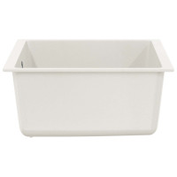 Produktbild för Diskho Vit 430 x 460 mm 80% Kvarts och 20% Resin