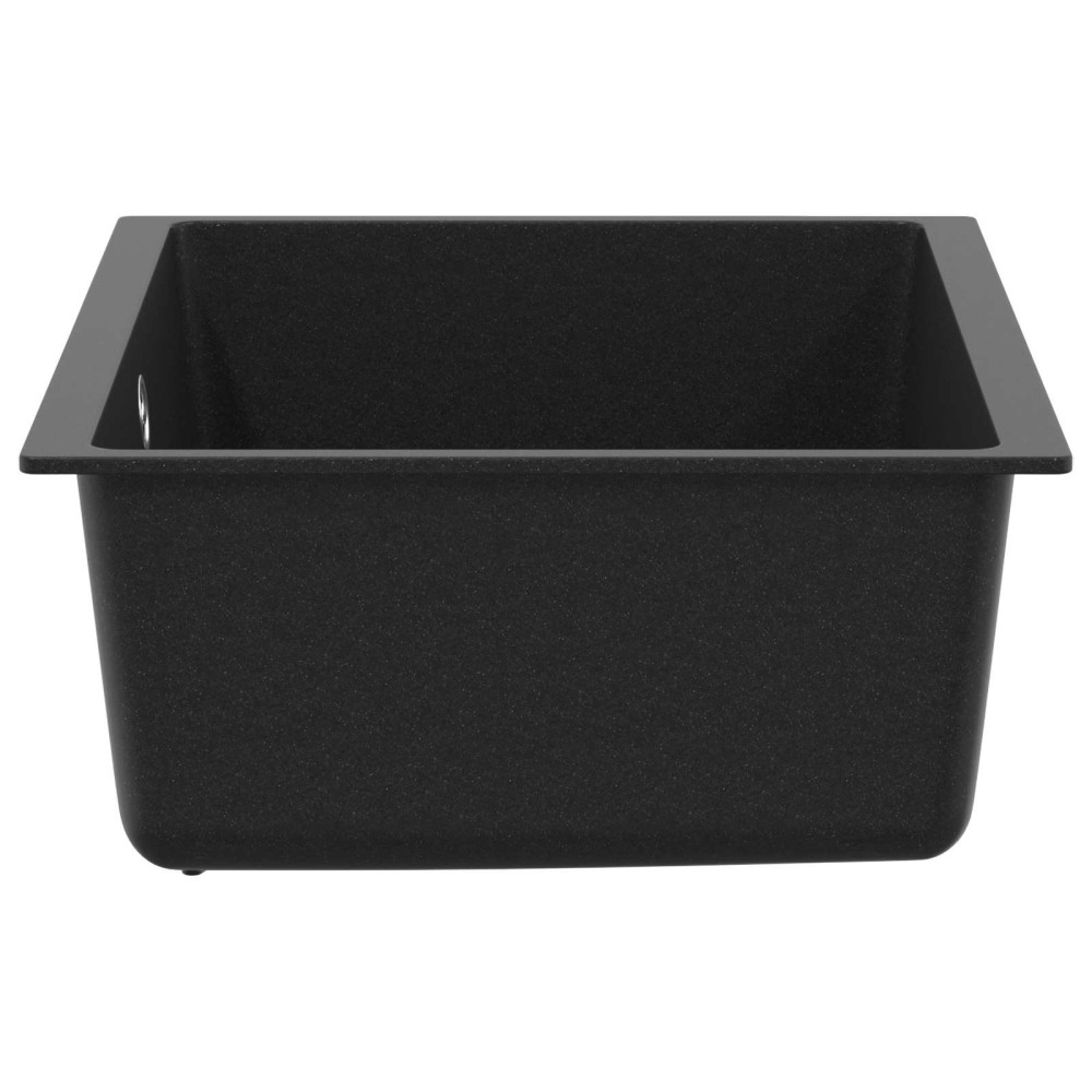 Produktbild för Diskho Svart 530 x 460 mm 80% Kvarts och 20% Resin