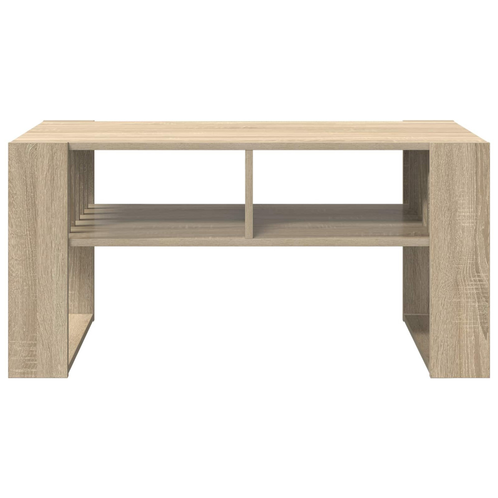 Produktbild för Kaffeebord Sonoma-ek 92 x 49,5 x 45 cm Konstruerat trä