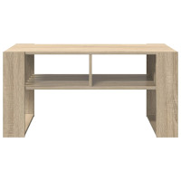 Produktbild för Kaffeebord Sonoma-ek 92 x 49,5 x 45 cm Konstruerat trä