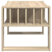 Produktbild för Kaffeebord Sonoma-ek 92 x 49,5 x 45 cm Konstruerat trä