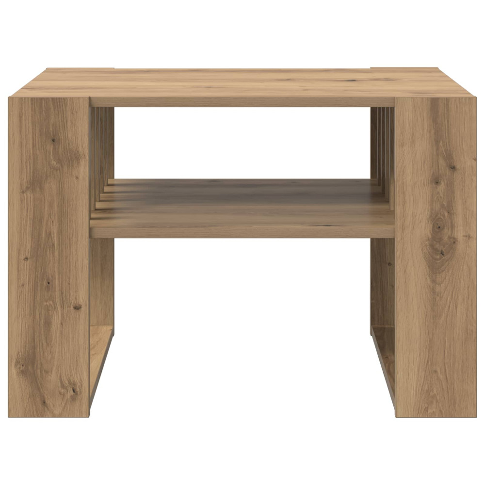 Produktbild för Kaffeebord Artisan Ek 66 x 49,5 x 45 cm Konstruerat trä