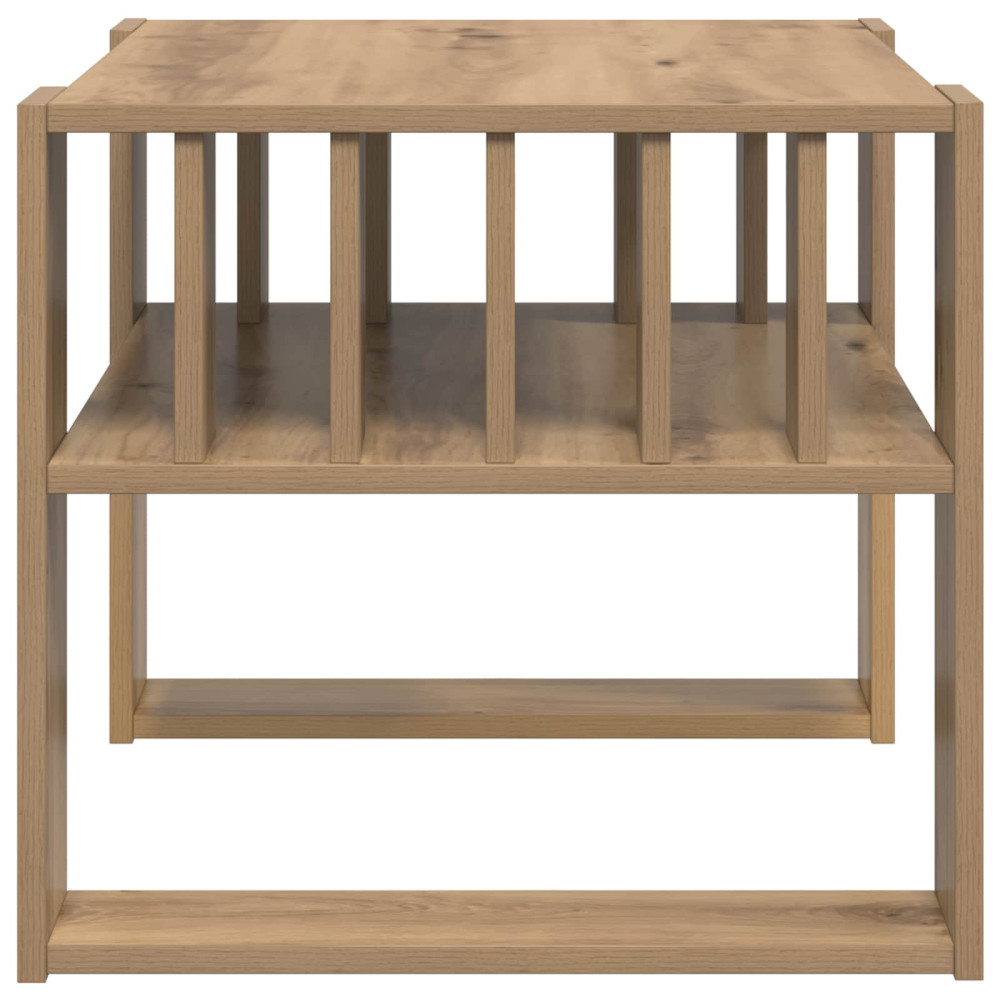 Produktbild för Kaffeebord Artisan Ek 66 x 49,5 x 45 cm Konstruerat trä