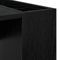 Produktbild för Kaffeebord Svart Ek 95 x 50 x 34 cm Konstruerat trä