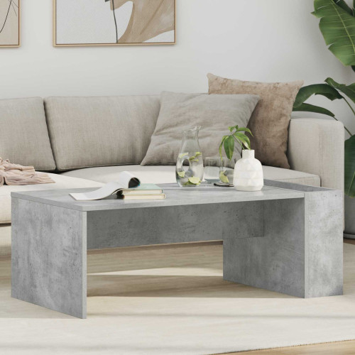 vidaXL Kaffeebord Betonggrå 95 x 50 x 34 cm Konstruerat trä
